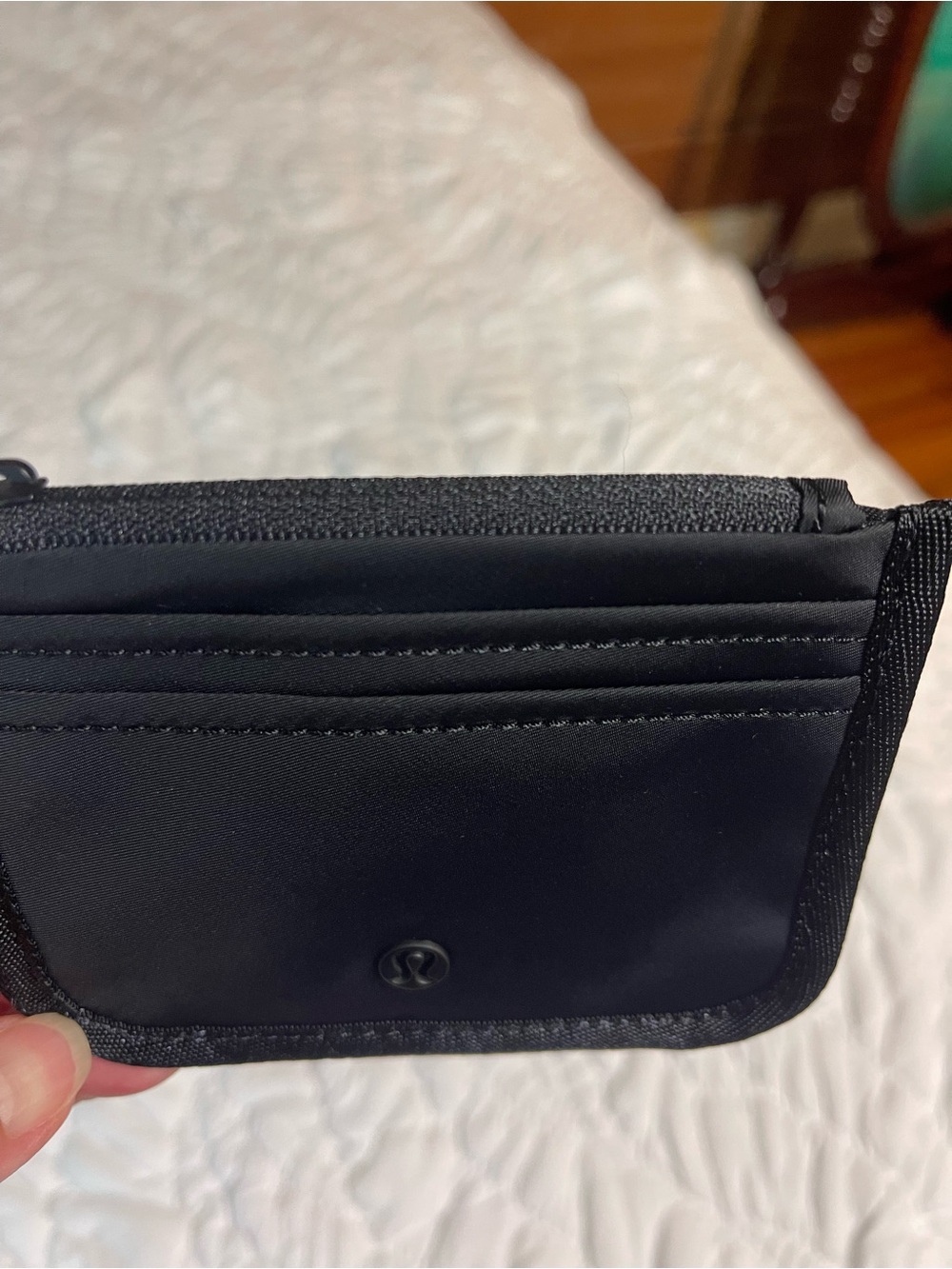 Lululemon Black Slim True Identity Card Case Wallet - Picture 3 of 8